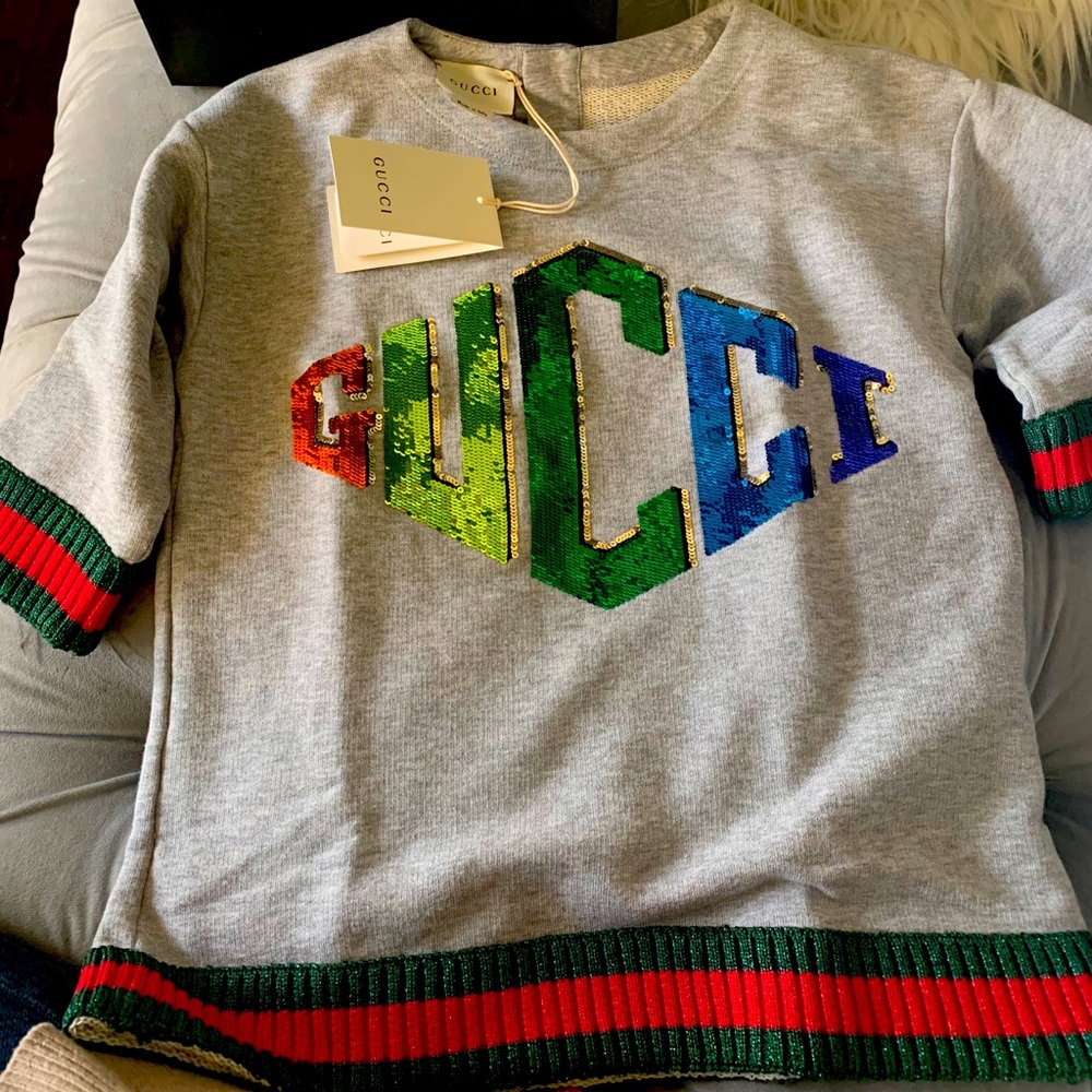 Gucci 3/4 sleeve girl’s sweater